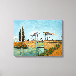Lienzo Vincent van Gogh - Puente Langlois en Arles #3