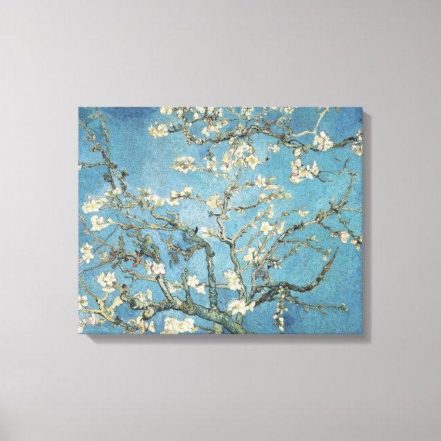 Lienzo Vincent van Gogh | Ramas de almendros en flor, 189 (Anverso)