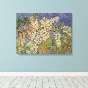 Lienzo Vincent van Gogh - Ramas de castaño en flor
