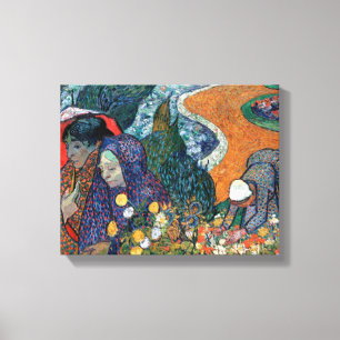 Lienzo Vincent Van Gogh - Recuerdo del jardín en Etten