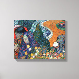 Lienzo Vincent Van Gogh - Recuerdo del jardín en Etten