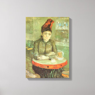 Lienzo Vincent van Gogh - Retrato de Agostina Segatori