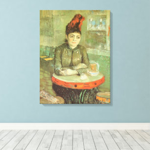 Lienzo Vincent van Gogh - Retrato de Agostina Segatori