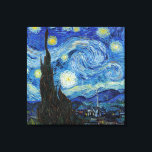 Lienzo Vincent Van Gogh Starry Night Vintage Bella Artes<br><div class="desc">Imagen de Bella Artes Vintage nocturno Vincent Van Gogh Starry</div>