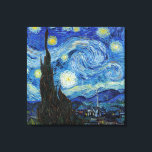 Lienzo Vincent Van Gogh Starry Night Vintage Bella Artes<br><div class="desc">Imagen de Bella Artes Vintage nocturno Vincent Van Gogh Starry</div>