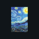 Lienzo Vincent Van Gogh Starry Night Vintage Bella Artes<br><div class="desc">Imagen de Bella Artes Vintage nocturno Vincent Van Gogh Starry</div>