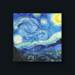Lienzo Vincent Van Gogh Starry Night Vintage Bella Artes<br><div class="desc">Imagen de Bella Artes Vintage nocturno Vincent Van Gogh Starry</div>