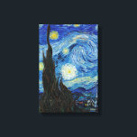Lienzo Vincent Van Gogh Starry Night Vintage Bella Artes<br><div class="desc">Imagen de Bella Artes Vintage nocturno Vincent Van Gogh Starry</div>