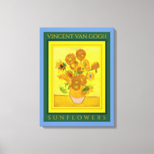 Lienzo VINCENT VAN GOGH ...SUNFLOWERS Canvas Print
