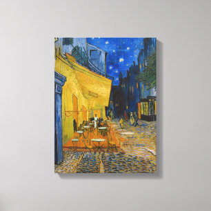 Lienzo Vincent van Gogh - Terraza del Café por la Noche