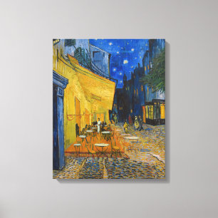 Lienzo Vincent van Gogh - Terraza del Café por la Noche