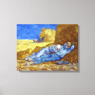 Lienzo Vincent van Gogh The Siesta (después de Millet)