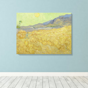 Lienzo Vincent Van Gogh, Wheatfield Con Un pañal