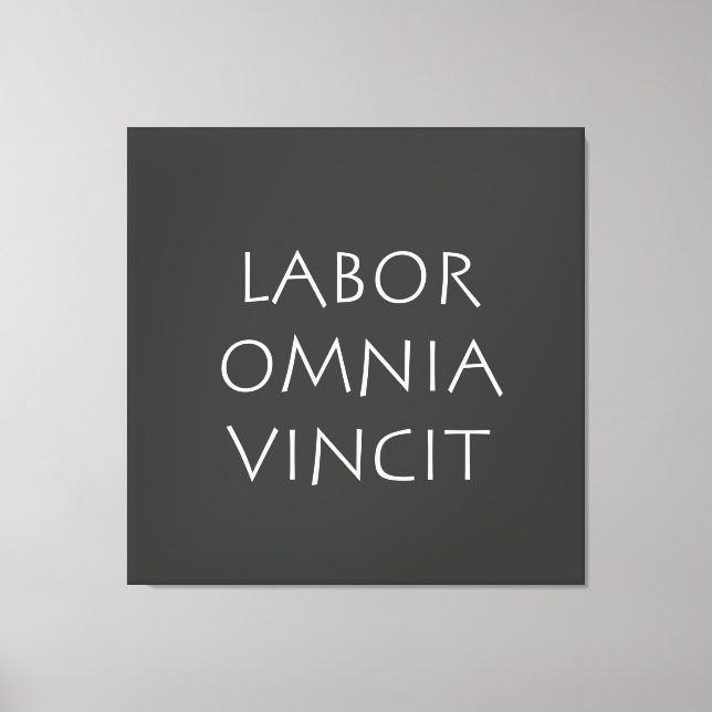 Lienzo Vincia de la omnia laborista (Anverso)