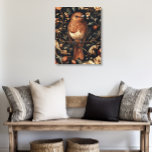 Lienzo Vines de pájaro estilo William Morris<br><div class="desc">Este impresionante arte de pared de tela estilo William Morris, de estilo vintage, aporta la naturaleza a su casa con un estilo colorido. El diseño presenta un pájaro marrón sereno encaramado en vides florales con ricos colores de verde, marrón, negro, bronceado y óxido suave. Un bonito añadido a cualquier decoración....</div>