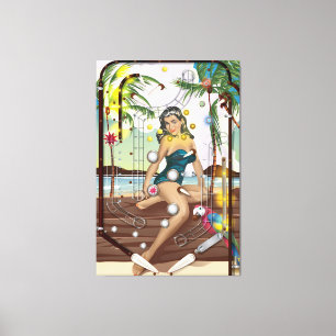 Lienzo Viñeta de Pinball