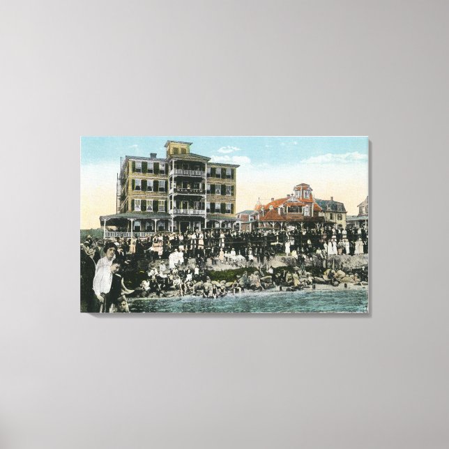 Lienzo Viñetería de Martha, Vista de la Avenida con Vista (Anverso)