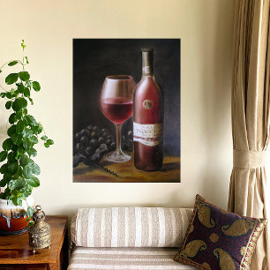 Lienzo Vino Tinto