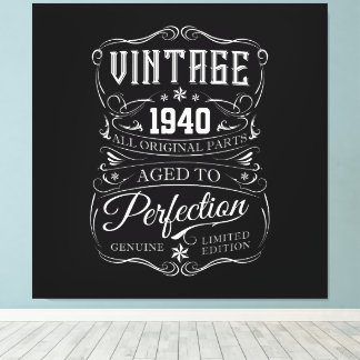 Lienzo Vintage 1940