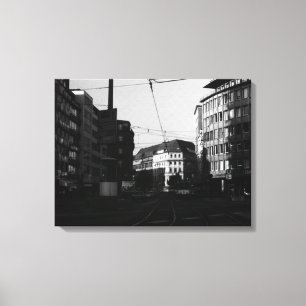 Lienzo Vintage Alemania Frankfurt City