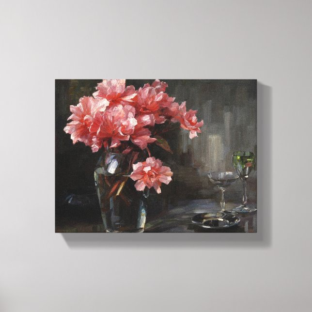 Lienzo Vintage Alexander Koester Peony (Anverso)