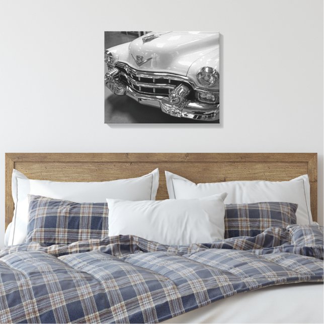 Lienzo Vintage Antiguo Classic Car Cadillac (Insitu(Dormitorio))