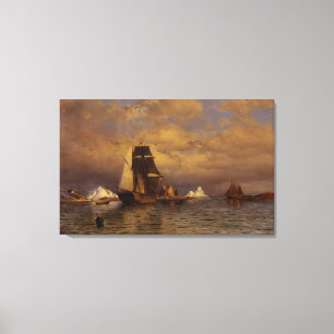 Lienzo Vintage Bradford mirando el puerto de batalla
