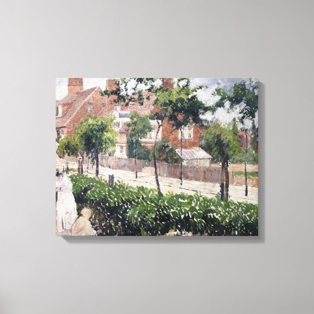 Lienzo Vintage Camille Pissarro Bath Road London (Anverso)