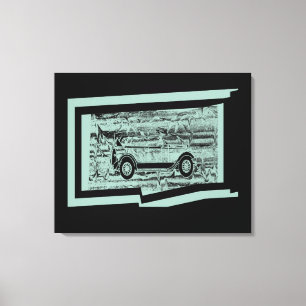 Lienzo Vintage Car Wrapl