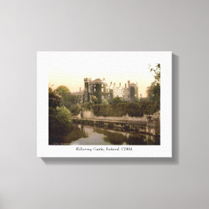 Lienzo Vintage castillo medieval de Irlanda, Kilkenny