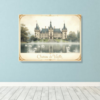 Lienzo Vintage Château de Vizille France