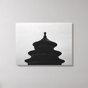 Lienzo Vintage China Pekin Templo del Cielo