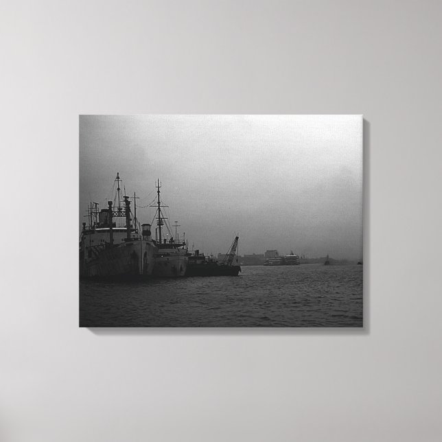 Lienzo Vintage China Shanghai (Anverso)