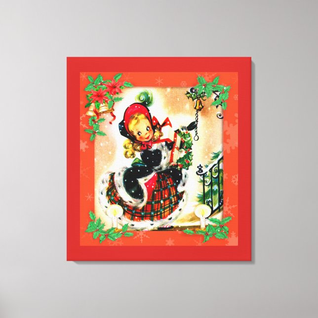 Lienzo Vintage Christmas (Anverso)