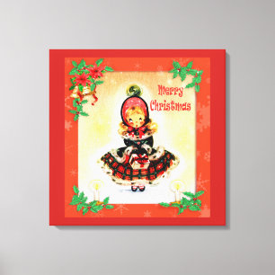 Lienzo Vintage Christmas