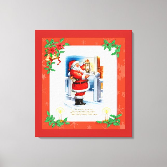 Lienzo Vintage Christmas (Anverso)