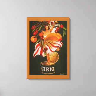Lienzo Vintage Cirio Cherries Italiano