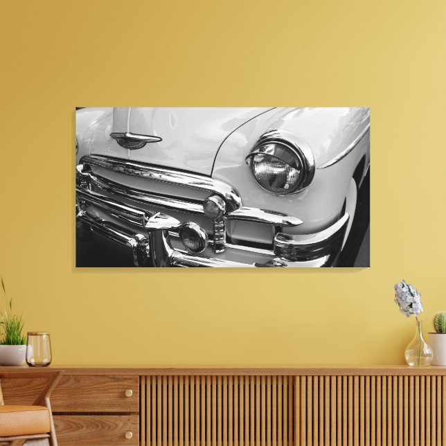 Lienzo Vintage Classic Car Chevrolet (Insitu (Sala de estar))
