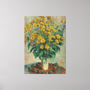 Lienzo Vintage Claude Monet Jerusalem Artichokes