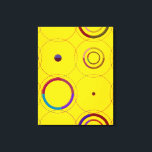 Lienzo Vintage Colorful Retro Pop Art<br><div class="desc">Vintage Colorful Retro Pop Art</div>