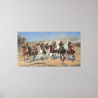 Lienzo Vintage Cowboys (Vaqueros vintage), un salto para