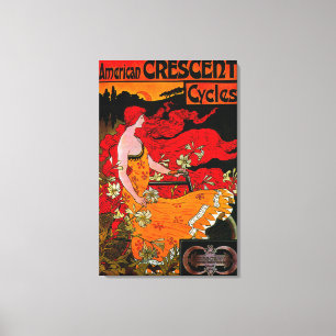 Lienzo Vintage creciente americano PosterEurope