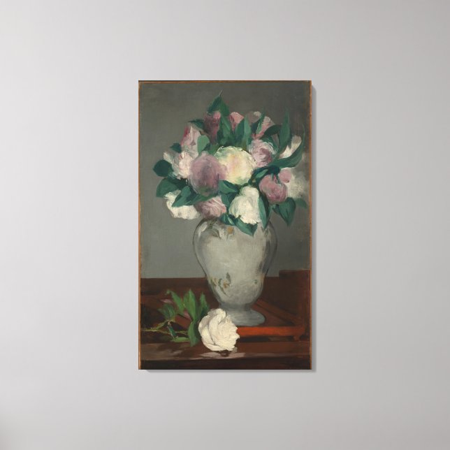 Lienzo Vintage Edouard Manet Peonies (Anverso)