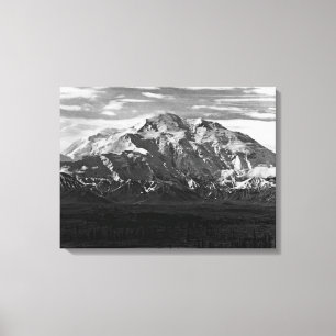 Lienzo Vintage EE. UU. Alaska parque nacional Mt Mckinley