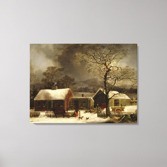 Lienzo Vintage Farm Life (Anverso)