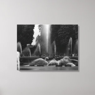 Lienzo Vintage France Versailles palace fuentes neptune