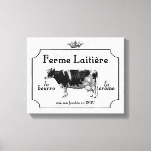 Lienzo Vintage French Dairy