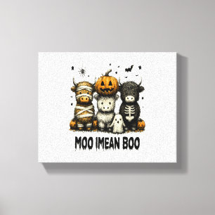 Lienzo Vintage Halloween Bull Sheet