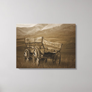 Lienzo Vintage Historical Wagon #3 Canvas Wall Art
