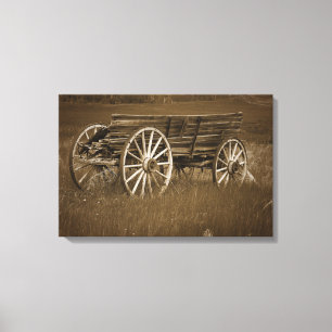 Lienzo Vintage Histórico Wagon #1 Canvas Wall Art
